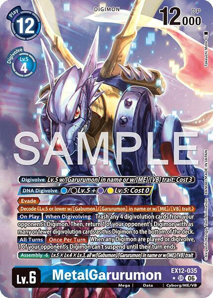 MetalGarurumon (Alternate Art) - Digital World Shambala (EX-12)