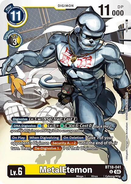 MetalEtemon - Release Special Booster 2.0 Pre-Release Cards BT18