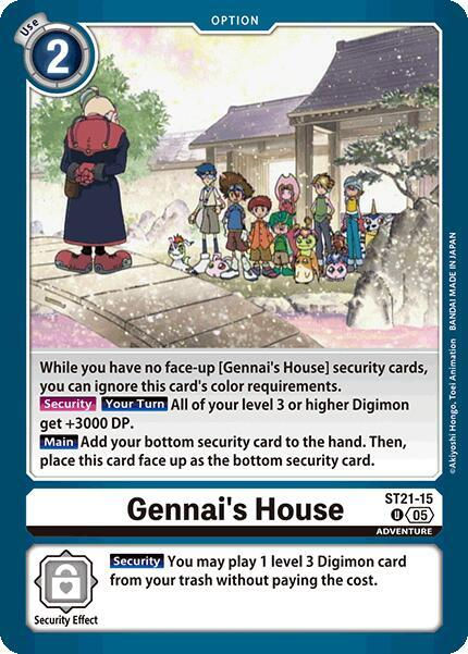 Gennai's House - Starter Deck 21: Hero of Hope (ST-21)