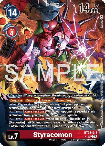 Styracomon (Alternate Art) - Time Stranger (BT-24)
