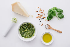 Pesto Ingredients Layout