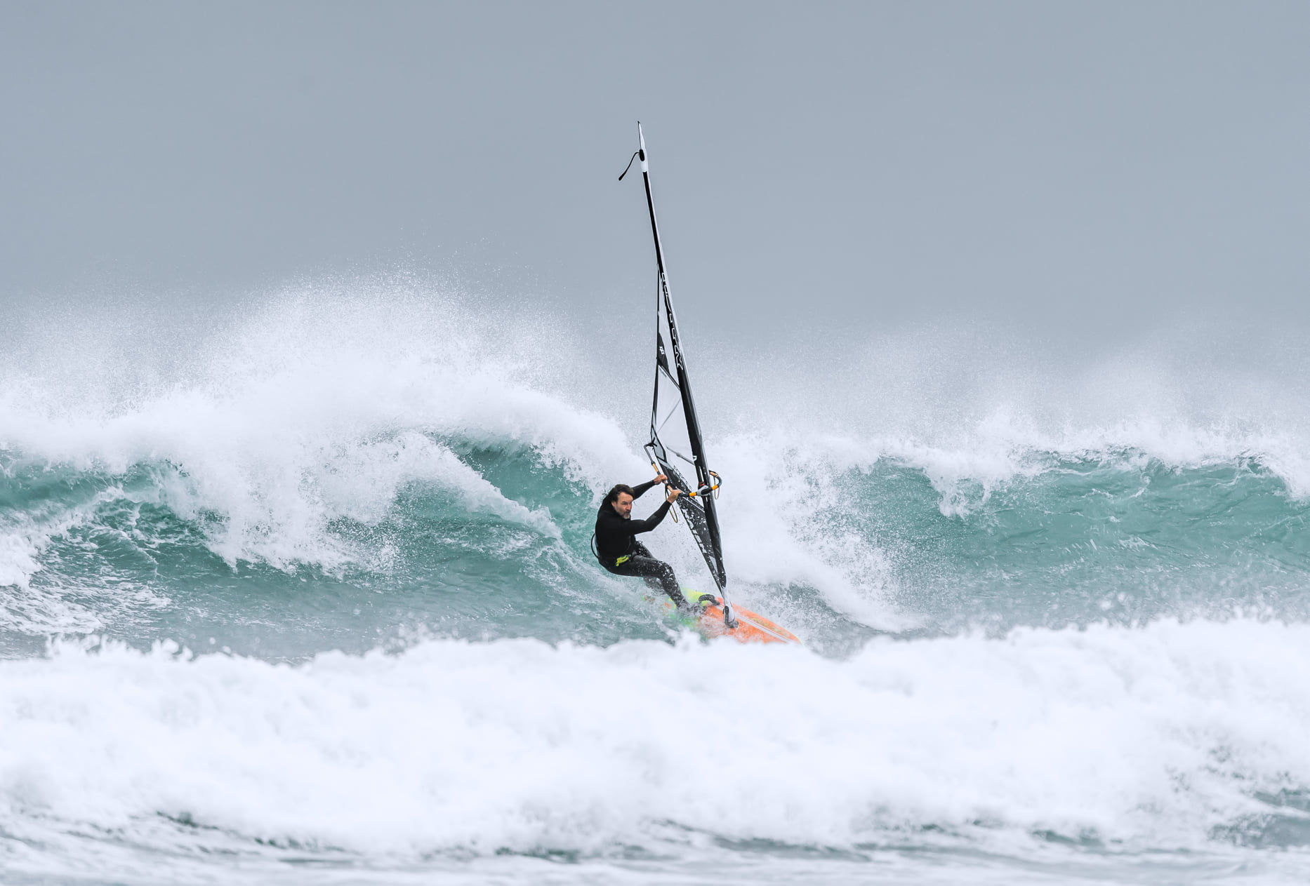 Jan Sleigh Windsurfing wave ride