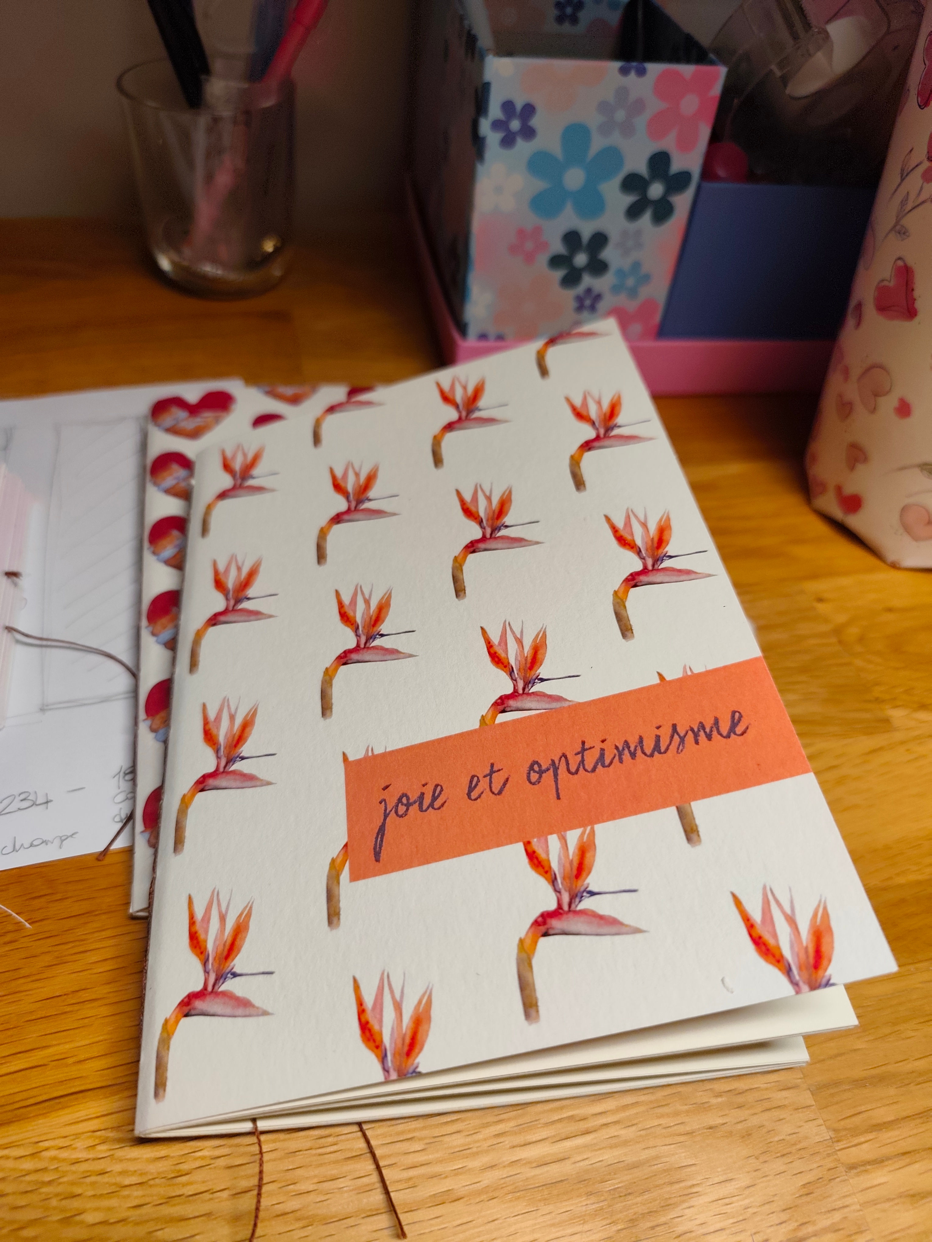 carnet oiseau du paradis A5
