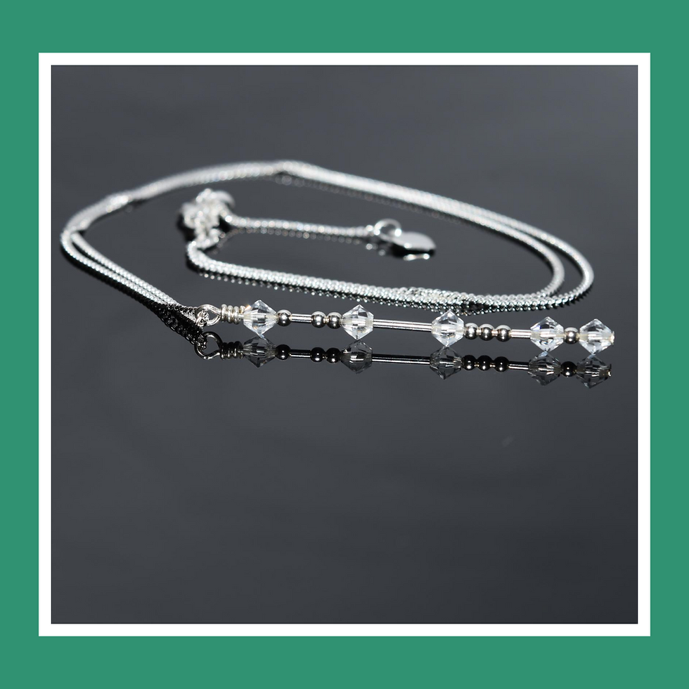 Thumbnail: L.O.V.E | Matinee Necklace · Crystals