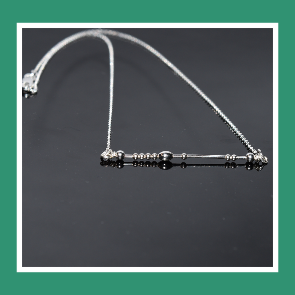 Thumbnail: THE ZEN Necklace | (All Sterling + $2)