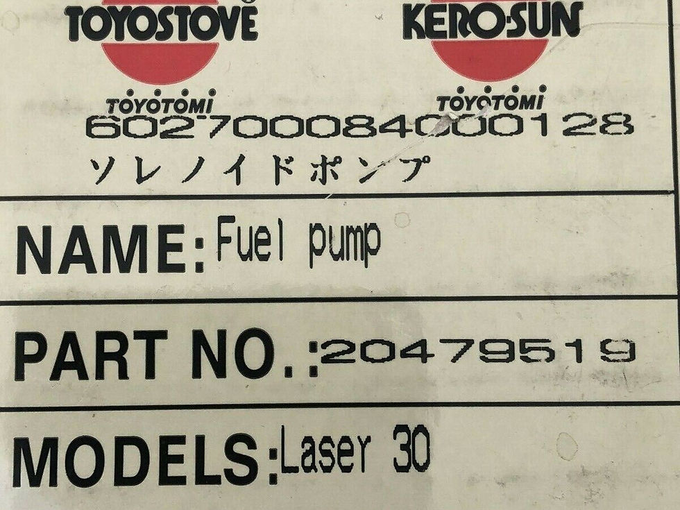 Thumbnail: Laser Heater Parts # 20479519 Fuel Pump Laser 30 (A, B, C, D)