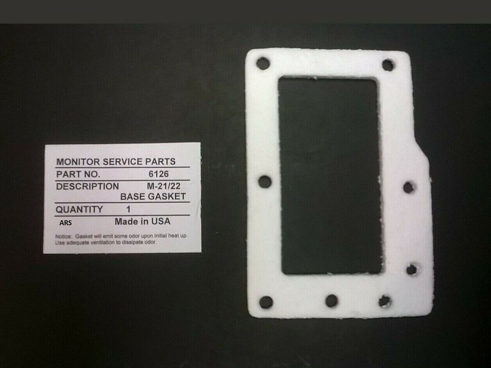 Thumbnail: Monitor 422 Gasket Kit Igniter Gaskets 6117, 6115, Chamber Gasket 6130-6126-6119