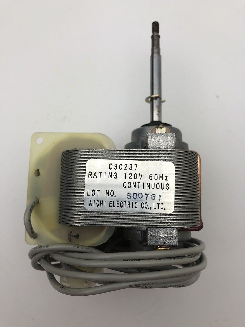 Thumbnail: Laser Heater Parts # 20475537 Blower Motor NO CASE Toyostove Laser 55, 52, 51-50