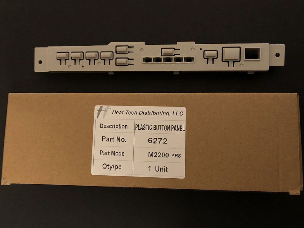 Thumbnail: Monitor Heater Plastic Button Panel Monitor 422, Monitor 441 Parts Part # 6272