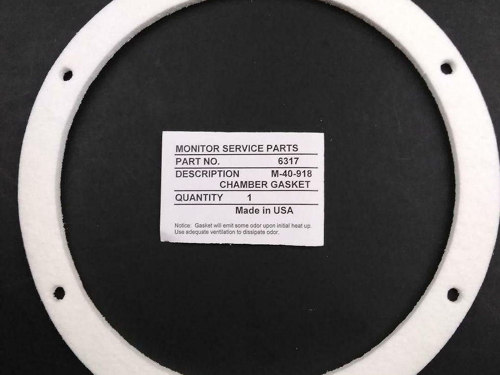 Thumbnail: Monitor Heater Burner Mat Part # 6363 KIT INCLUDES HI-TEMP GLUE & GASKETS  6115