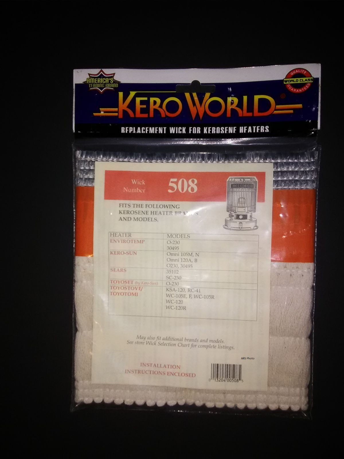 508 Kerosun Omni Wick Omni 105M, Omni 105N Wick 508 w/ Pins Omni 120A, 120B