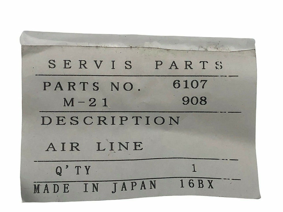 Thumbnail: Monitor Heater Parts # 6107 Air Line  for Monitor 422 Parts OEM, Monitor 22, 21
