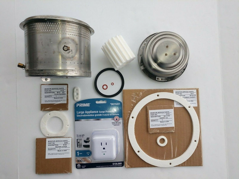 6401 Monitor Heater REBUILD KIT w/ 6356 Burner Ring & Gaskets