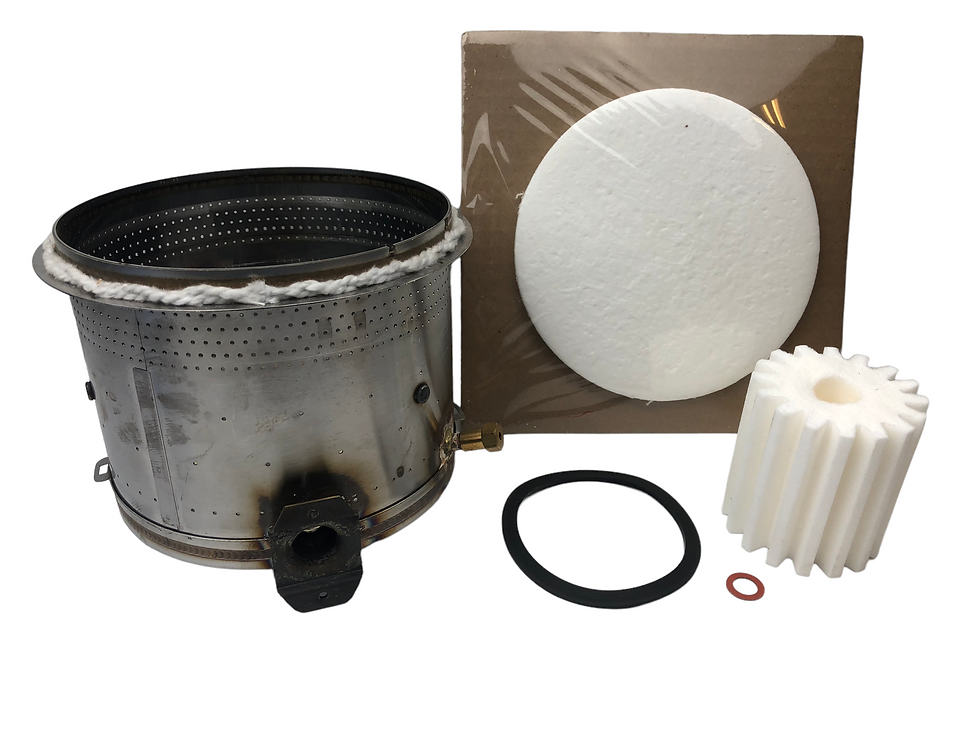 Thumbnail: Burner Pot 6401 w/ Burner Mat, Insulating Pad, Rope Gasket and In-Line Fuel Filter