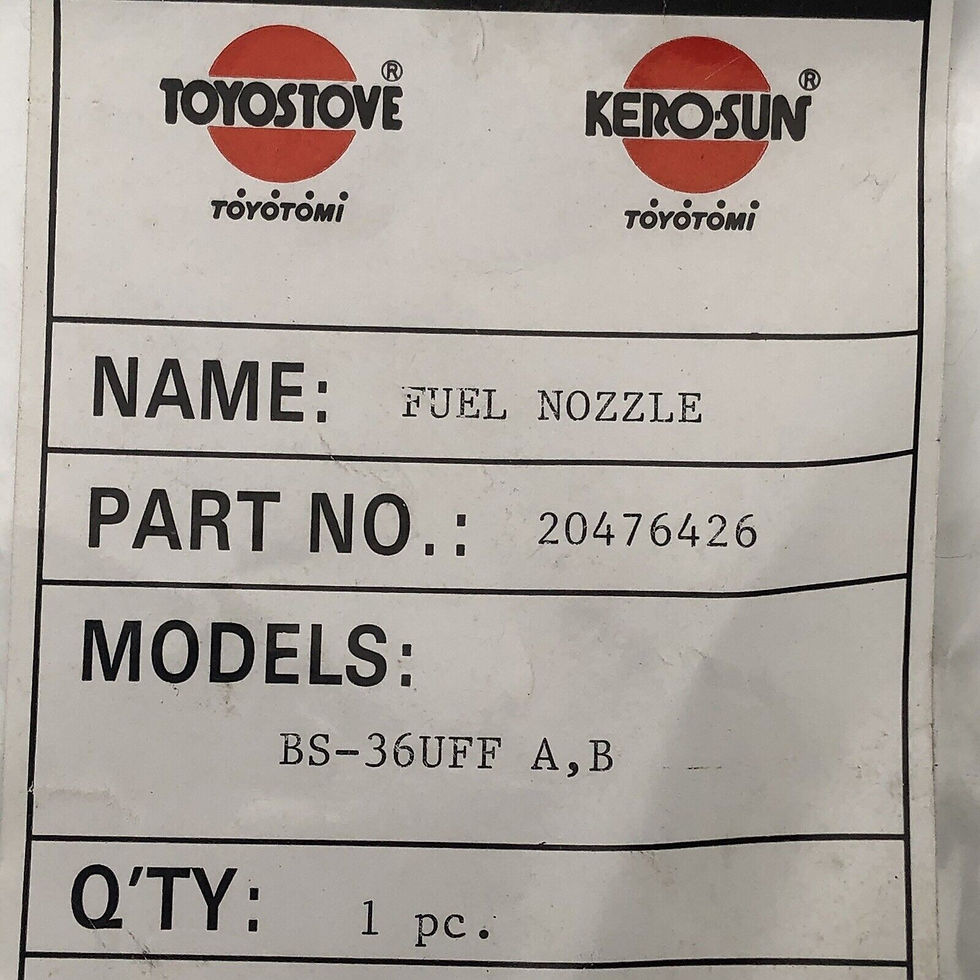 Thumbnail: Toyostove Water Heater Parts # 20476426 Fuel Nozzle  OEM  BS-36UFF