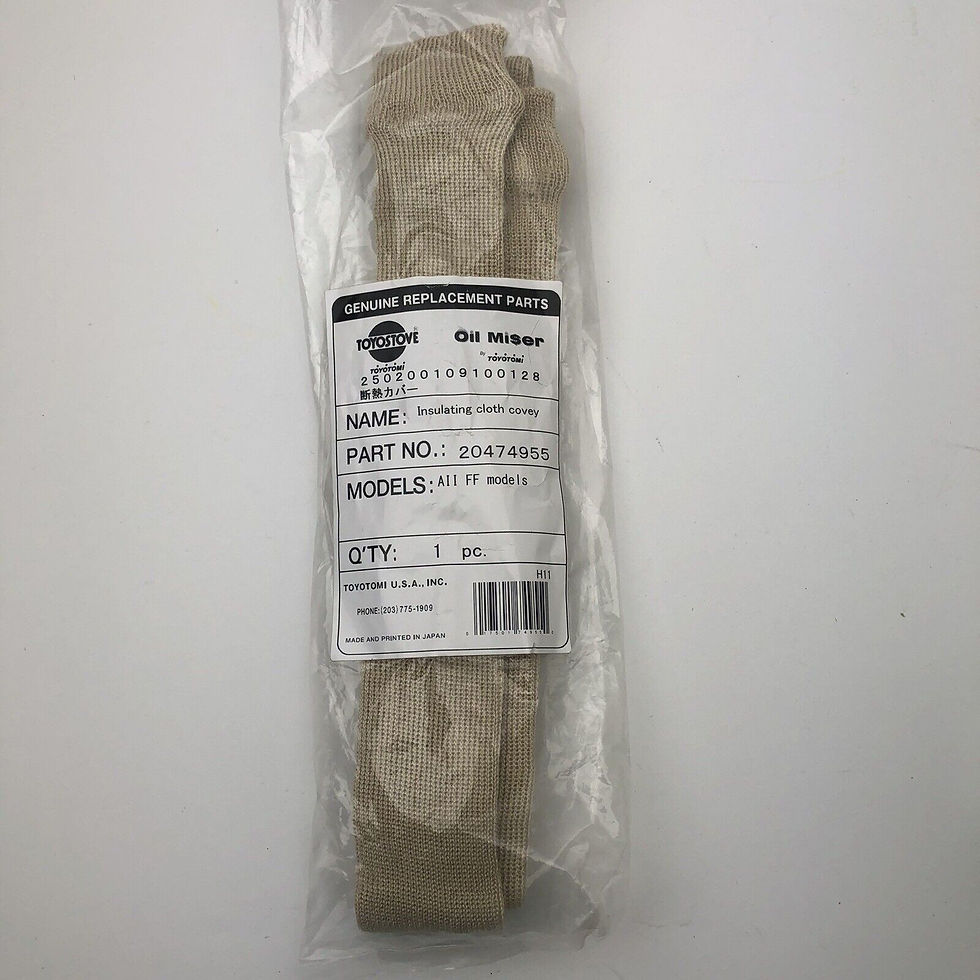 Thumbnail: Laser Heater Parts # 20474955 Insulating Cloth Cover -Insulating Sock Toyostove