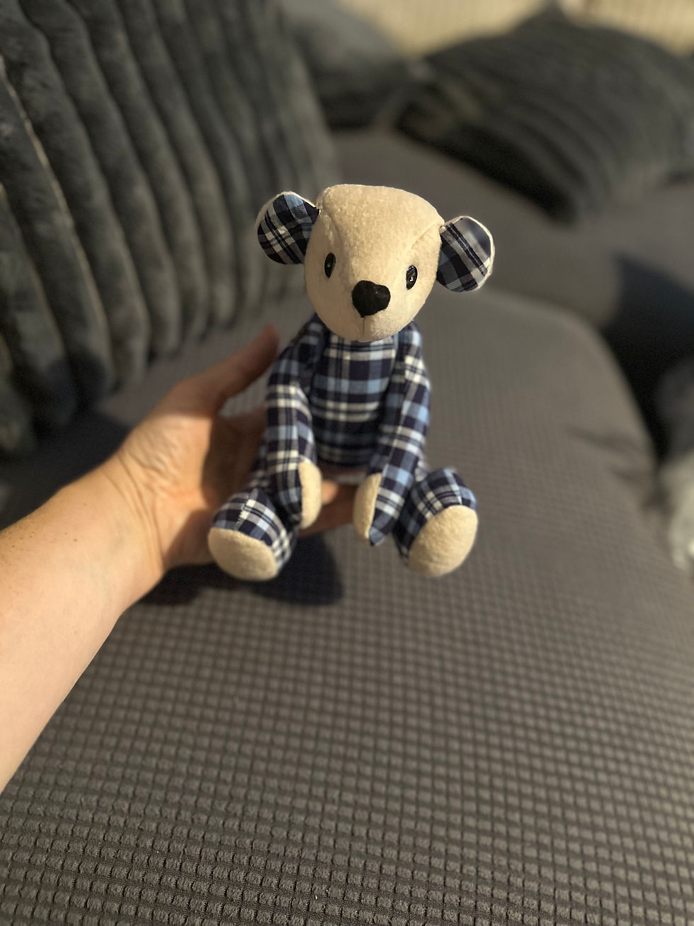 Thumbnail: Mini jointed bear 7” tall 