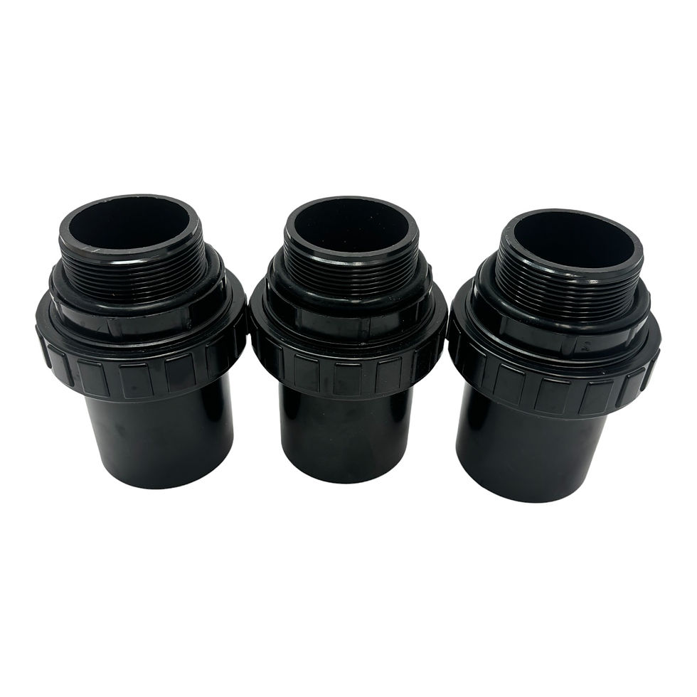 Thumbnail: Zodiac Titan Filter MPV Union with O'Ring Set of 3  -  ZT700B ZT900 W89280103