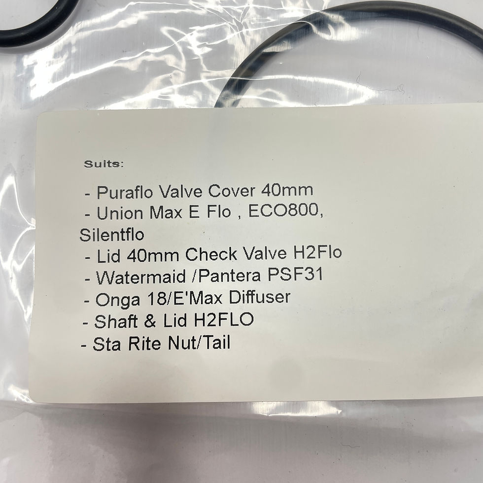 Thumbnail: Puraflo - Gasket Set 40mm Valve