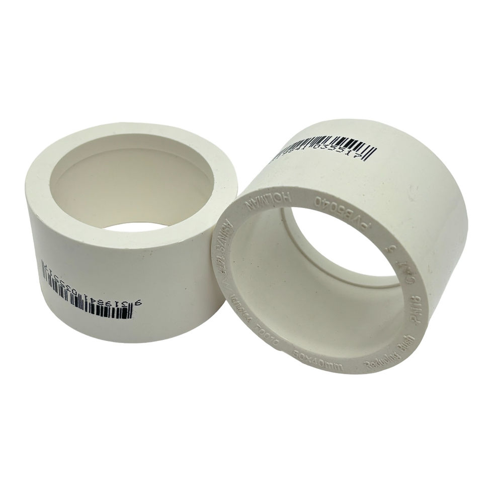 Thumbnail: 50mm to 40mm PVC Reducer Sleeve Pipe Fitting