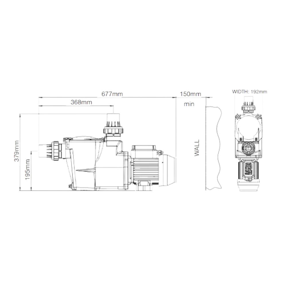 Thumbnail: Poolrite SQ Junior Series Pump