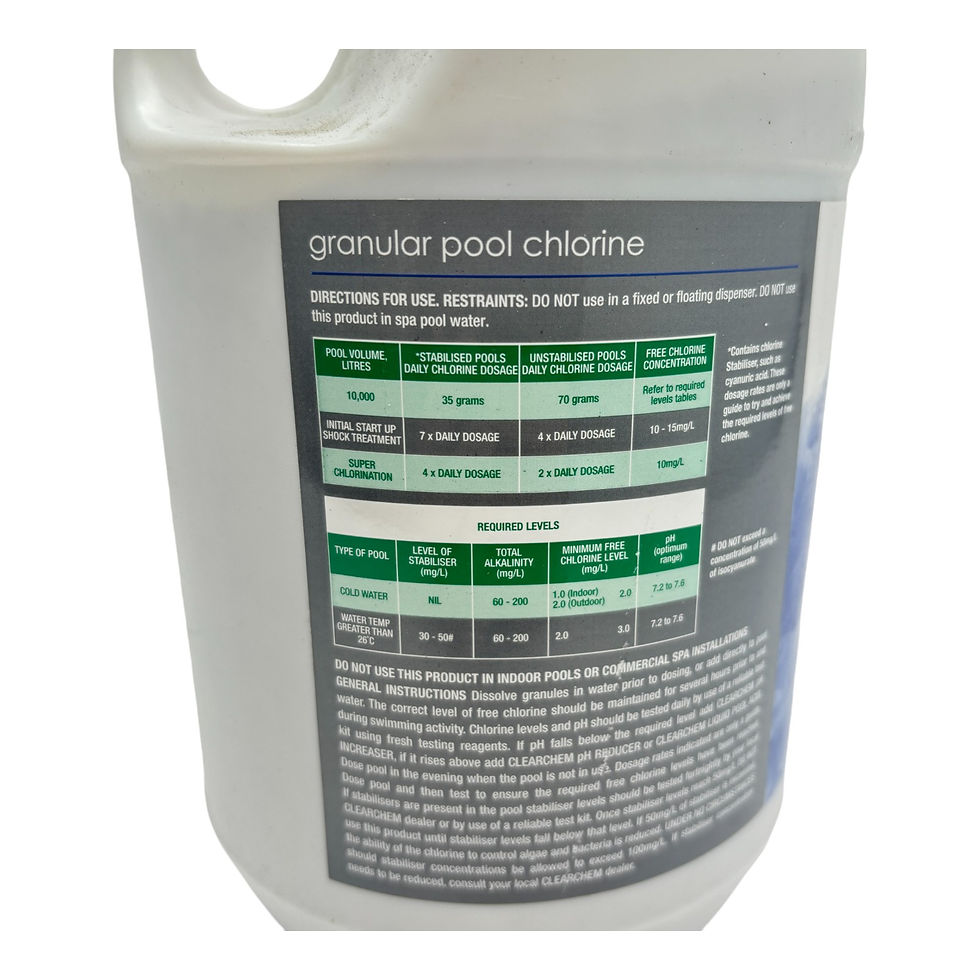 Thumbnail: Granular Pool Chlorine Clearchem - 2kg