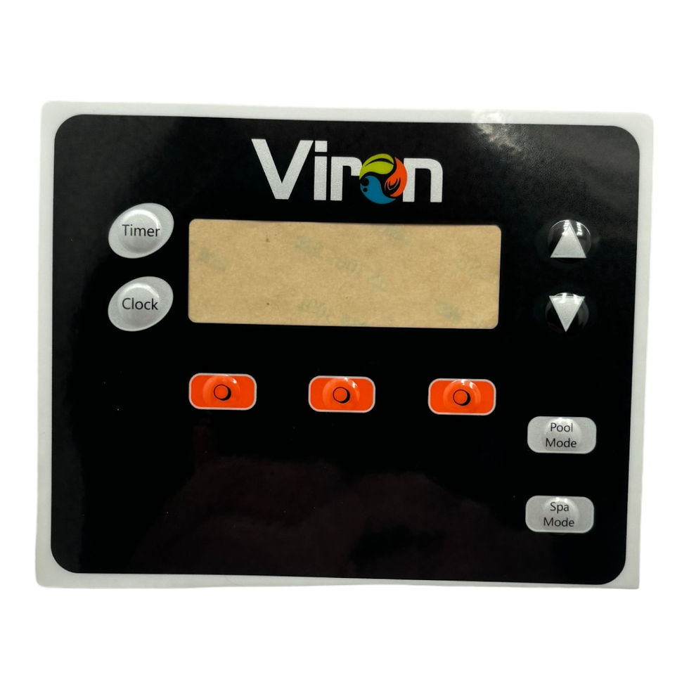 Thumbnail: Astral Viron Chlorinator Replacement Label Front Face Sticker - Part LABEL315