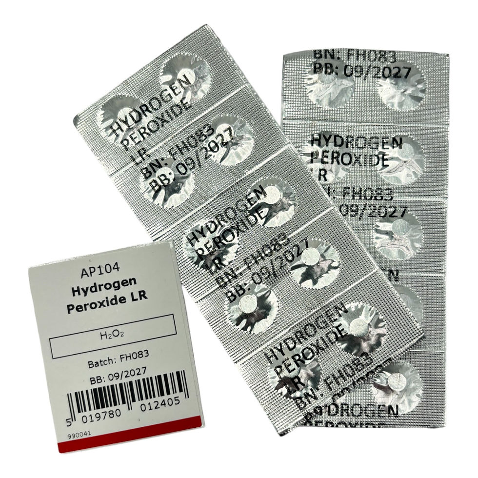Thumbnail: Hydrogen Peroxide LR Test Tablets Palintest - 20 pack