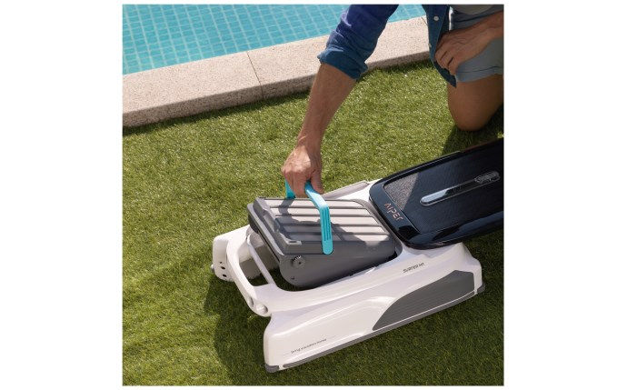 Thumbnail: Aiper Surfer M1 Robotic Pool Surface Cleaner - Solar Powered