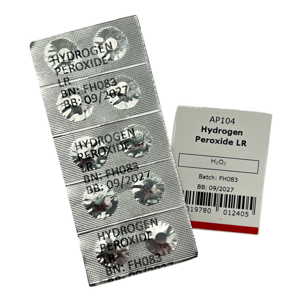 Thumbnail: Hydrogen Peroxide LR Test Tablets Palintest - 10 pack