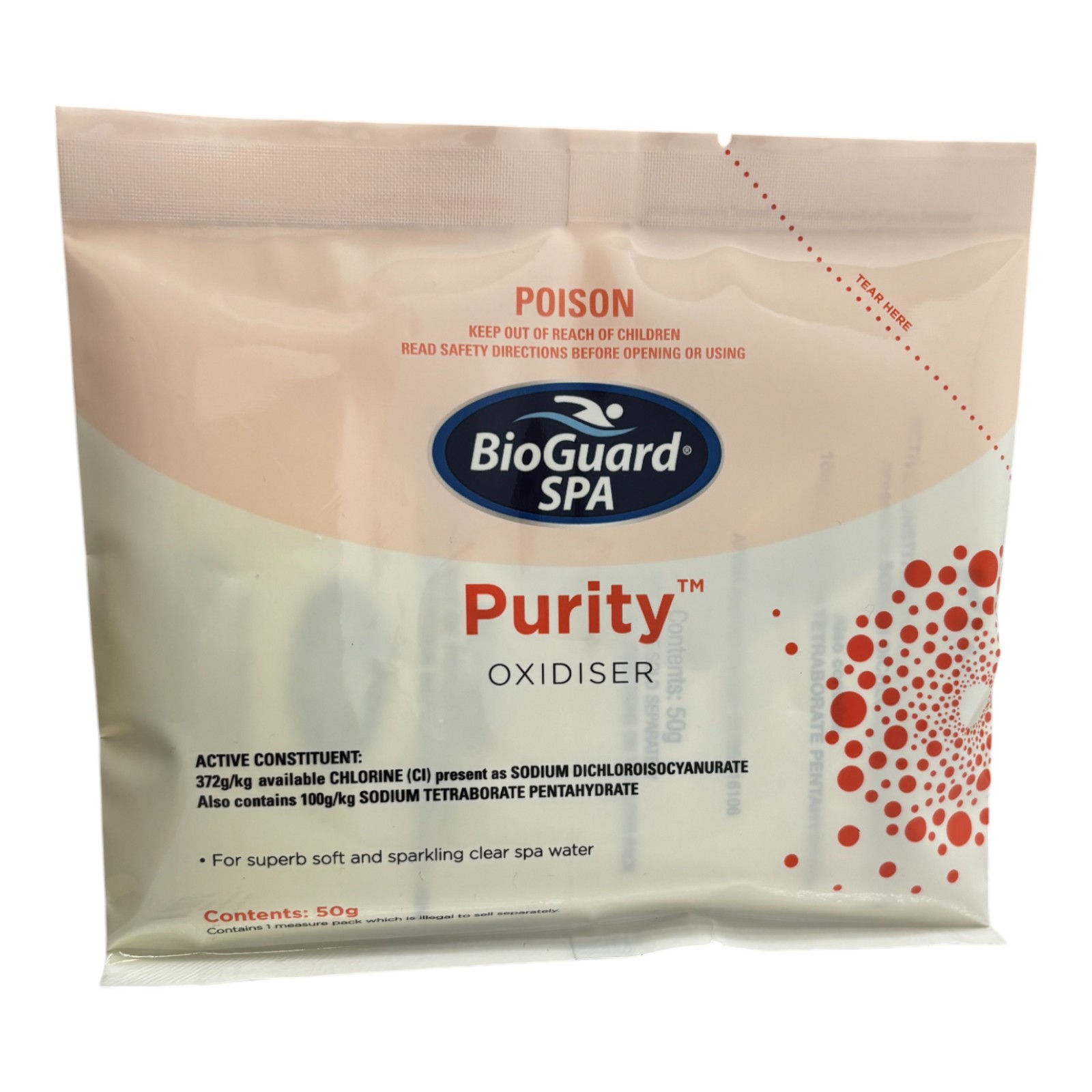 BioGuard Spa Purity Oxidiser Sachet - 50g