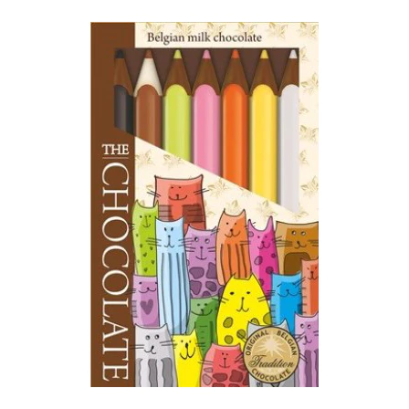 Chocolate Pencils 100grams Belgian Milk Chocolate