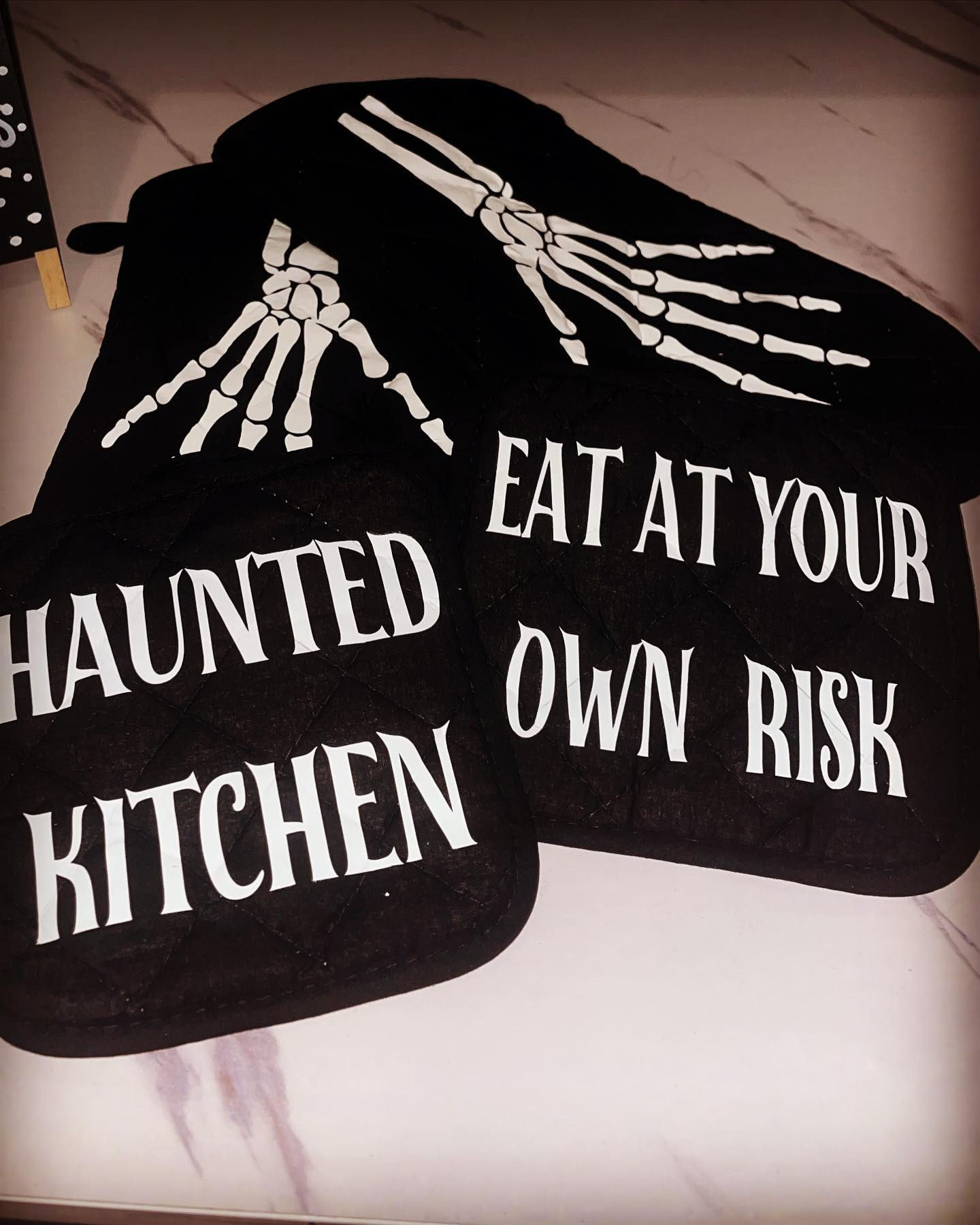 Halloween Pot Holders & Mittens