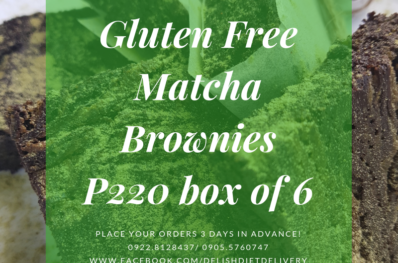 Gluten Free Matcha Brownies