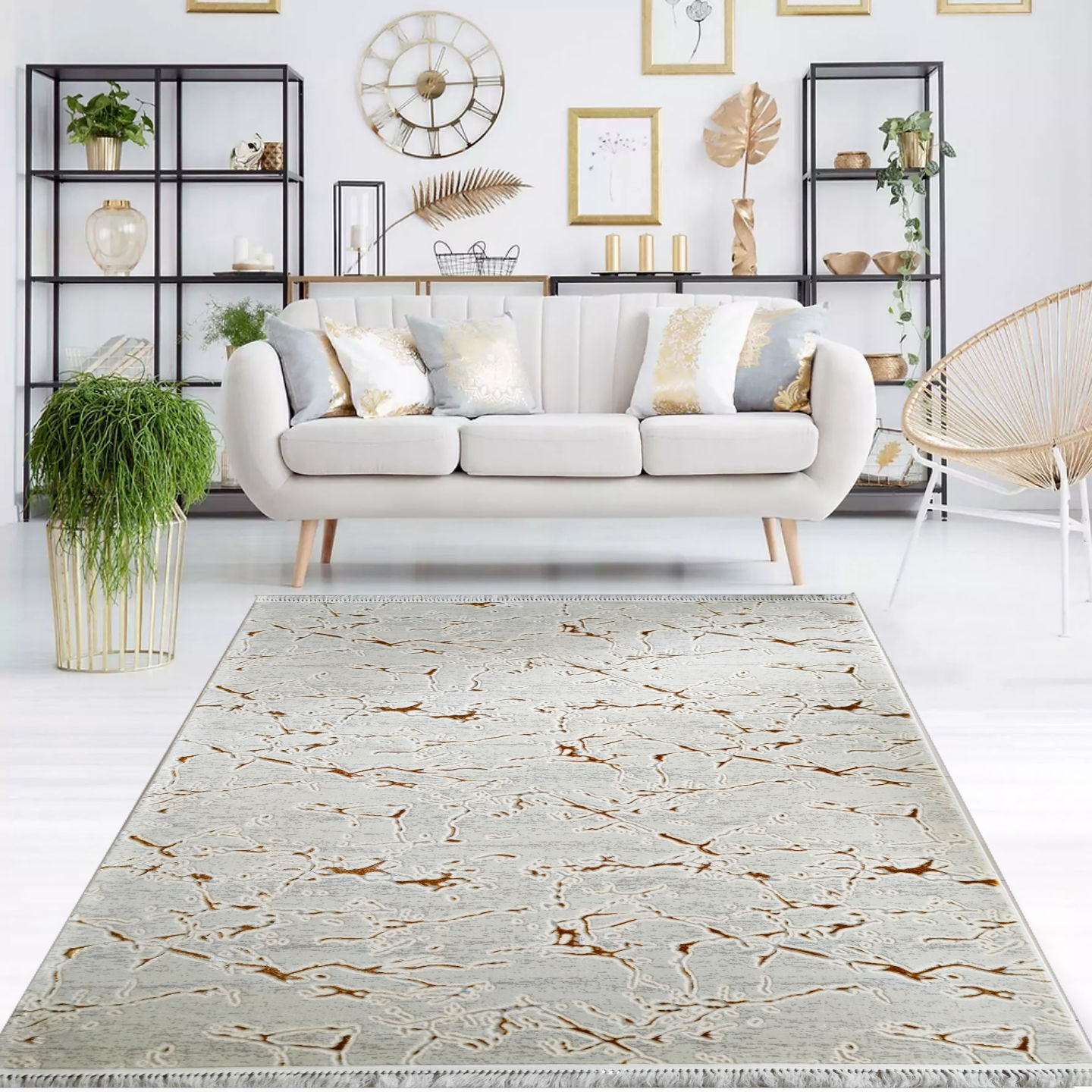 Lara Sedef Spor Desen Halı Dokuma Halı