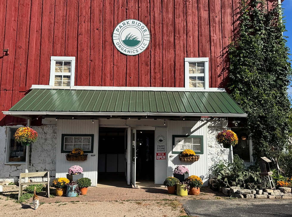 Park Ridge Organics Farm Stand.