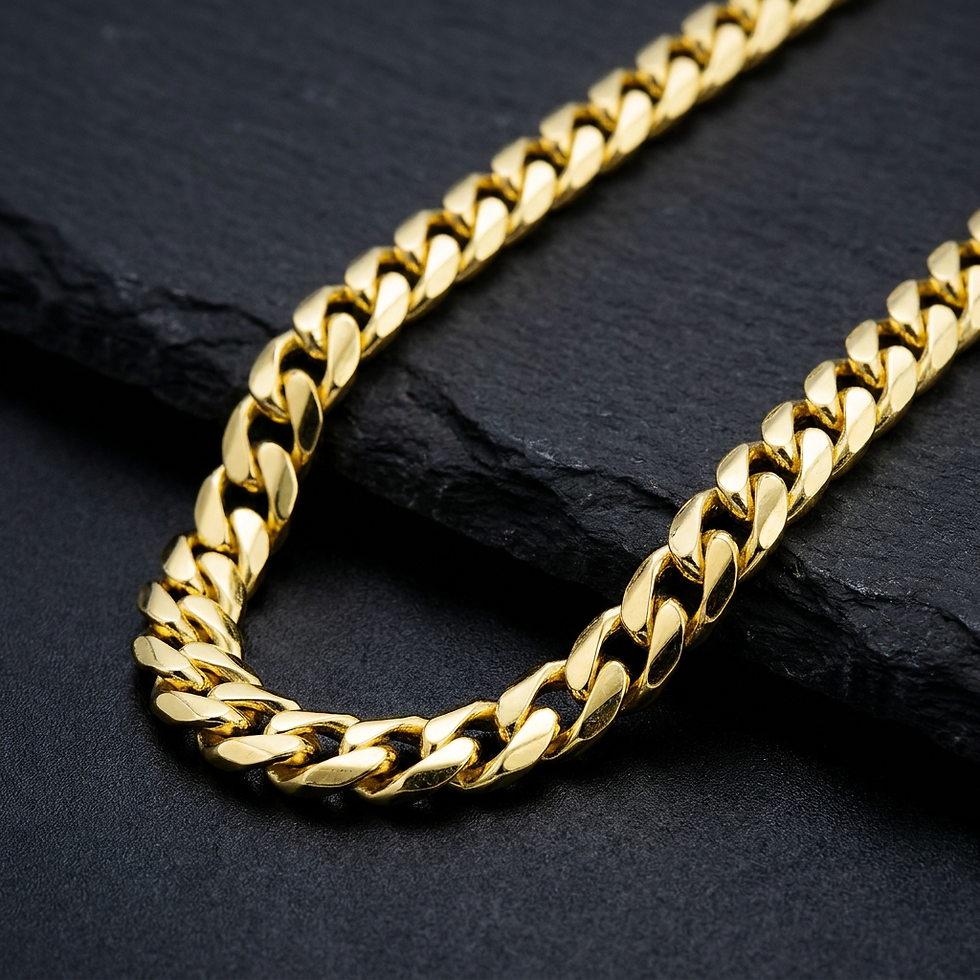 Thumbnail: Men's Sterling Silver Cuban Link Chain
