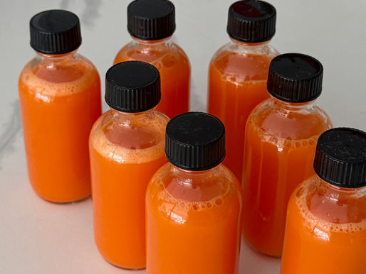 Turmeric, Carrot, Ginger Wellness Shots