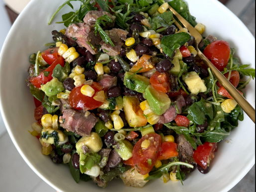 High-Fiber Steak Salad