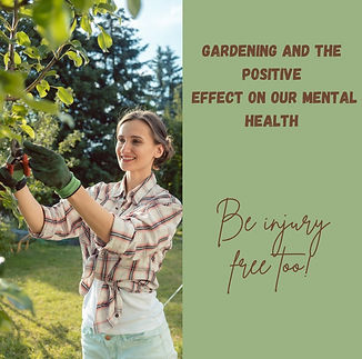 Gardening to improve mental health