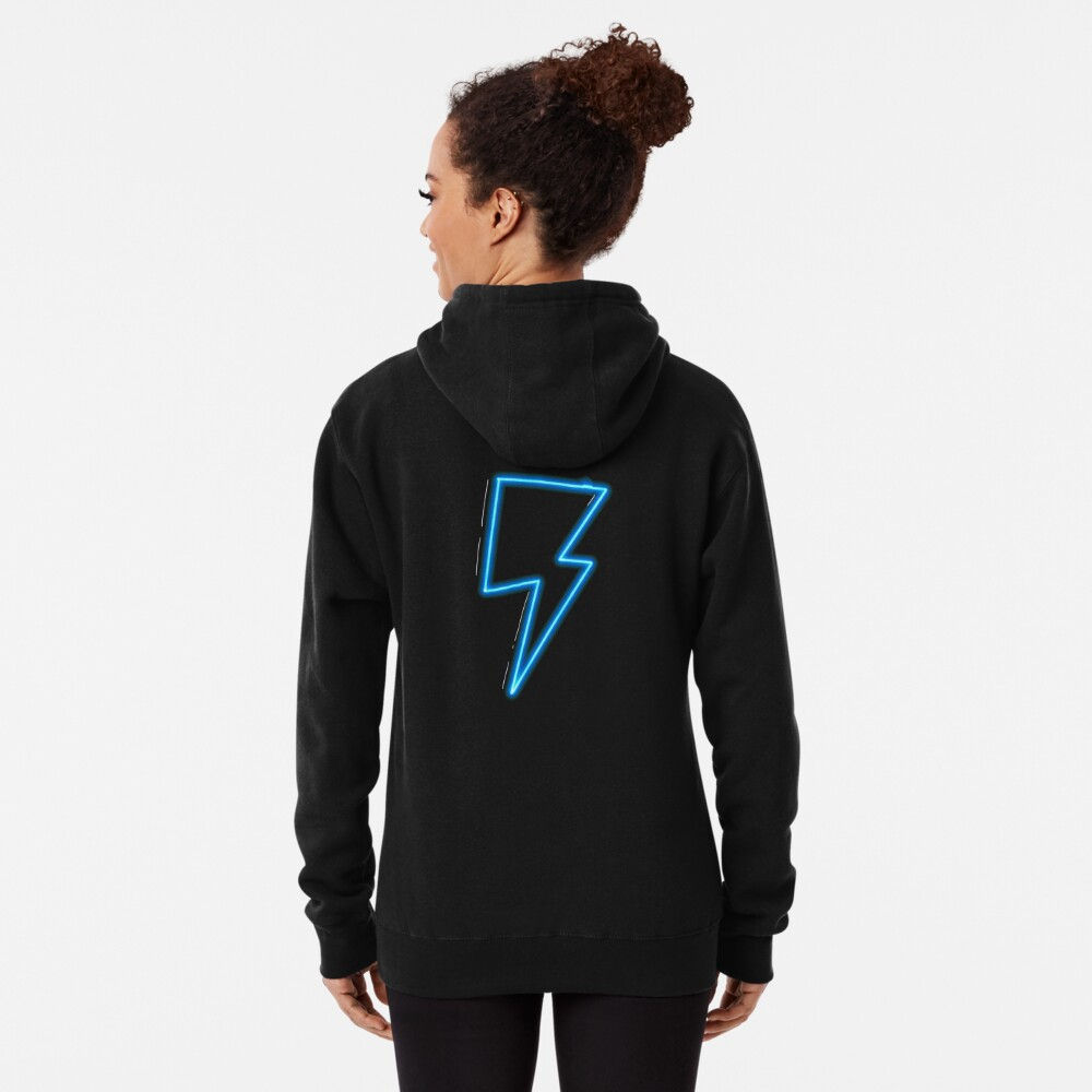 Black Lightning Bolt Hoodie