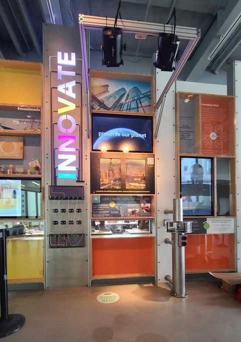 Next Energy interactive display at Moxi Museum