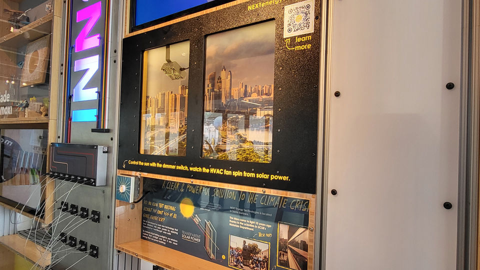 Next Energy interactive display at Moxi Museum