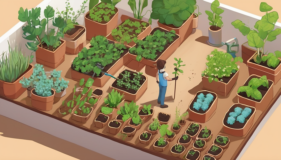 Taller de jardinería urbana