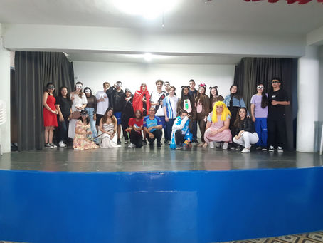 Culminância de oficina de textos.