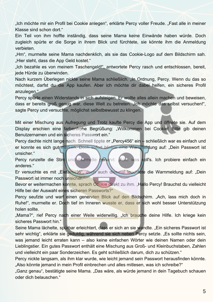 Miniaturbild: Percy, das kleine Smartphone: Geschichte für Kinder - Unterrichtsmaterial