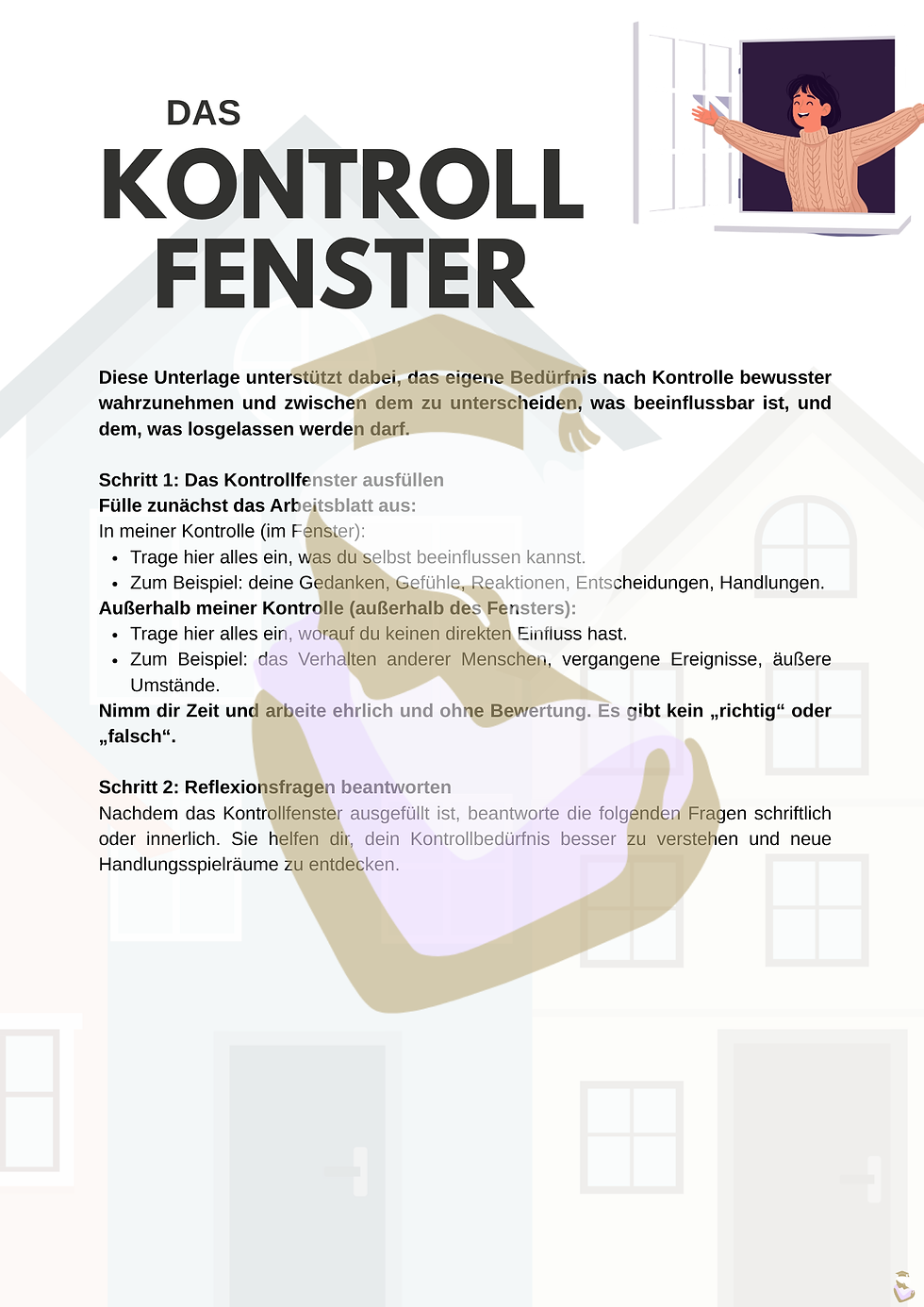 Miniaturbild: Übung: Das Kontrollfenster - Kontrolle loslassen
