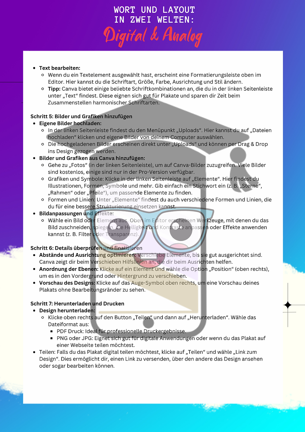 Miniaturbild: Schule und Digitalisierung Unterrichtsmaterial - Präsentation erstellen - Plakat erstellen - Medienkompetenz