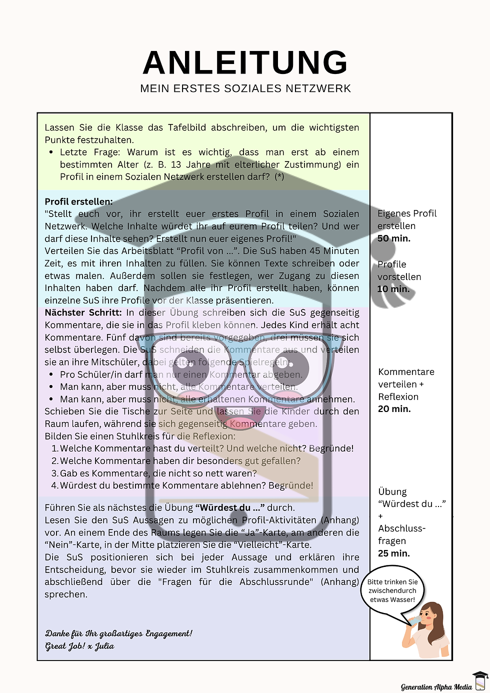 Miniaturbild: Unterrichtsmaterial: Soziale Netzwerke verstehen und nutzen - Sicher surfen online - Medienkompetenz in der Schule fördern