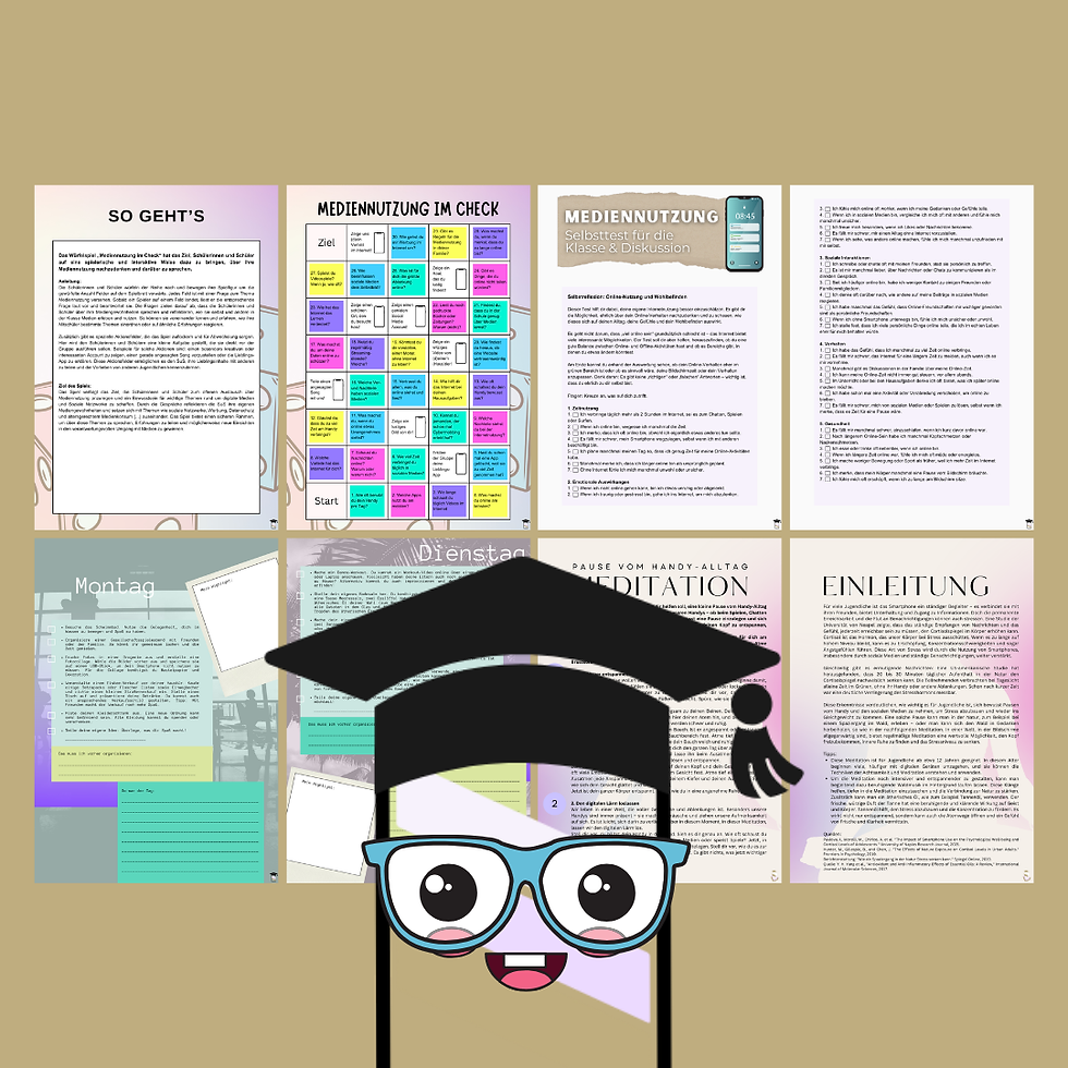 Materialpaket: Smartphones und Mediensucht - Unterrichtsmaterial